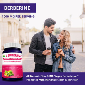 Cápsulas de extracto de berberina Hcl Natural de gran venta, 1000mg, aumenta la inmunidad, suplementos sanitarios, cápsulas de berberina - Product Image 5