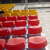 Avant Sports Sièges de gradin fixes en métal Sièges de stade portables pour les événements Football Baseball et F1 | Tribune extérieure durable