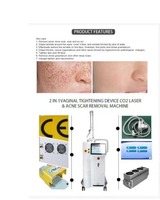 Machine laser CO2 fractionnée professionnelle CE pour le raffermissement cutané, l'élimination des nævus par découpe pulsée et le resurfaçage de la peau - Prix promotionnel