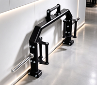 Barre hexagonale ouverte pour soulevé de terre, barre trapézoïdale à cadre ouvert, barre hexagonale multi-prise pour entraînement de force en salle de sport, équipement de fitness commercial
