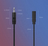 2.5mm écouteur mâle femelle 3 pôles 4 pôles Extension Audio connecteur de fil fiche de câble 3 broches 4 broches bricolage réparation adaptateur de fil 25cm