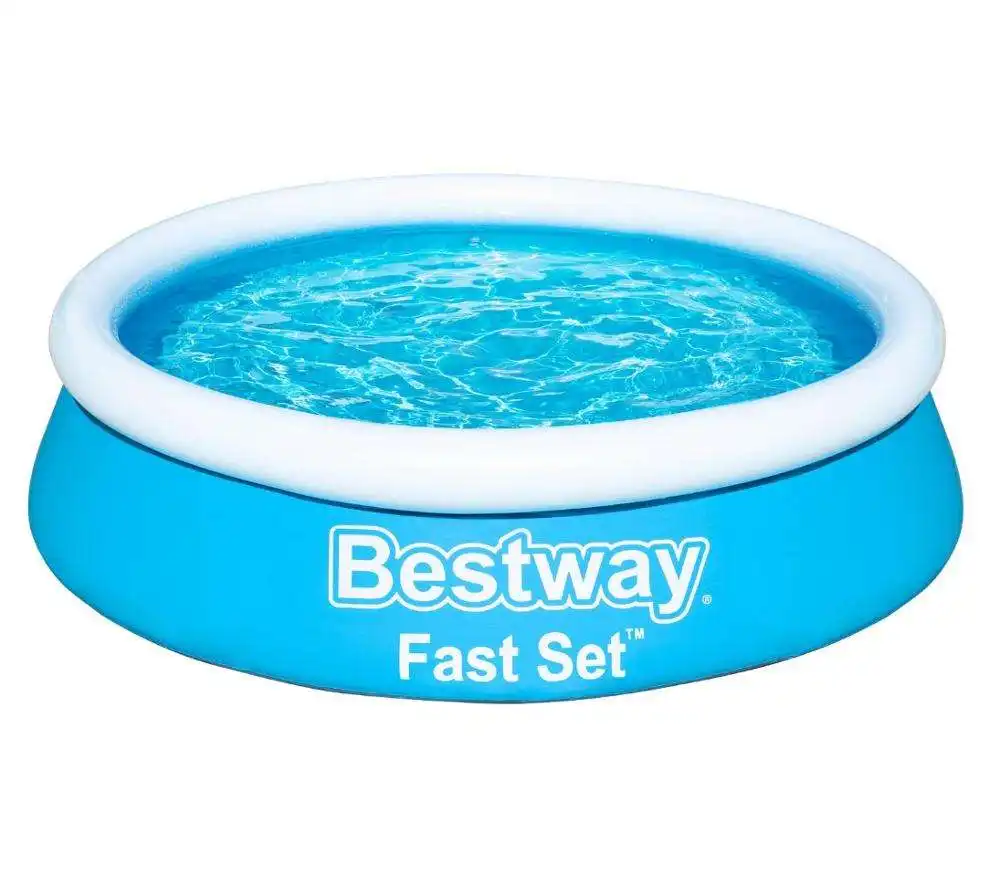 2024 Bestway 57392 Fast Set Piscina inflable juego de piscina 1,83 m x 51cm