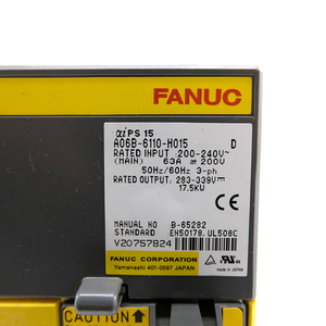 Módulo de fuente de alimentación Original FANUC A06B-6110-H015 A06B6110H015 Alpha i PSM-15i aiPS-15 en stock - Product Image 2