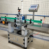 Machine d'étiquetage automatique pour bouteilles en plastique, bouteilles en verre, bocaux et bouteilles rondes - Prix de gros