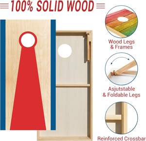 Jeux de <span class=keywords><strong>Cornhole</strong></span> portables GoSports, choisissez des planches de 4*2 pieds ou 3*2 pieds, comprenant 8 sacs de haricots et les règles du jeu, vente chaude - Product Image 4