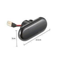 Feux clignotants latéraux séquentiels à LED 12V pour Renault Clio1 Clio2 Espace Kangoo Laguna I Megane Twingo I 19 II