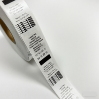 Ruban de transfert thermique Denisson compatible, multicolore, noyau 38 mm, résine lavable, 400 m de long, double face, pour imprimante d'étiquettes de vêtements