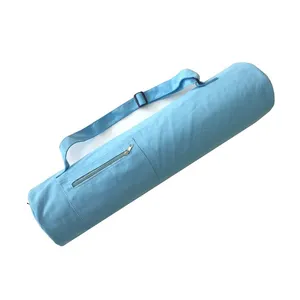 شعار مخصص القطن قماش اليوغا حصيرة تحمل حزمة حبال حقيبة اليوجا