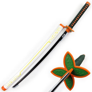Anime Épée Offre Spéciale Bois <span class=keywords><strong>Katana</strong></span> Demon Slayer Cosplay Avec <span class=keywords><strong>Porte</strong></span>-Épée Ornements Demon Slayer <span class=keywords><strong>Katana</strong></span> Swords - Product Image 2