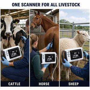 Escáner de Ultrasonido Veterinario Portátil EX-20, Sistema de Ultrasonido Digital Completo con Carcasa de ABS Resistente <span class=keywords><strong>para</strong></span> Animales Grandes - Product Image 3