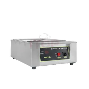 Electric Chocolate Melter 1 Pot Chocolate Tempering Melting Machine Commercial Melter Pot Heater Chocolate Tempering Machine