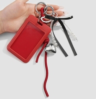 Porte-clés et breloques de sac raffinés, élégants et tendance, avec perles et nœuds, pour cartes