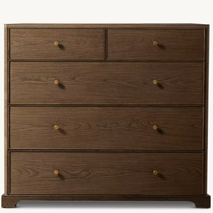 RH American Solid Wood High-End Luxury Series Designer Chest Of Drawers - 5-Drawer Cabinet - Exquisite Chest Of Drawers - Product Image 5