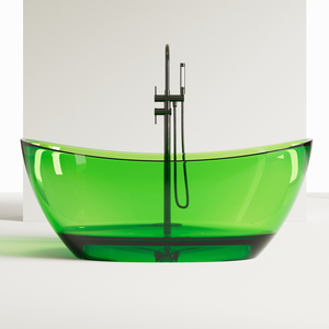 Baignoire transparente grande taille en gros, disponible en plusieurs couleurs, pour bain relaxant en intérieur ou extérieur, idéale pour appartement - Product Image 2