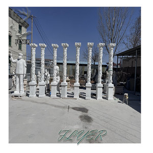 Trong Nhà Và Ngoài Trời Trang Trí Bằng Đá Cẩm Thạch Maiden Điêu Khắc Trụ Cột Hy Lạp Lady Khắc Điêu Khắc Bằng Đá Cẩm Thạch La Mã Cột Cho Bán - Product Image 5