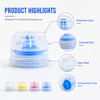 Bouchon de distribution en plastique personnalisé OEM ODM en gros, résistant aux fuites, transparent, pour emballage de jus, sirop, produits laitiers et condiments