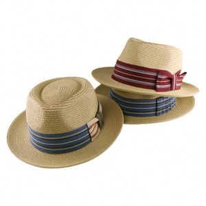 New Hot Sale Promotional Silk Screen Printed Jazz Fedora <b>Hat</b> <b>for</b> Men Spring Summer Sunshade - Product Image 2