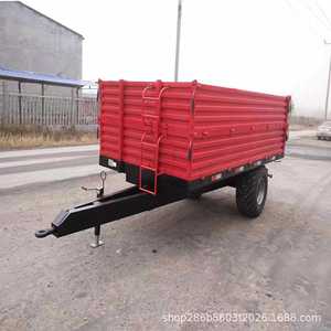 Remolque Agrícola de 1 Tonelada, Doble Eje, Cuatro Ruedas, Antivuelco, con Frenos de Aire, para Transporte de Carga, Uso en Exteriores - Product Image 3