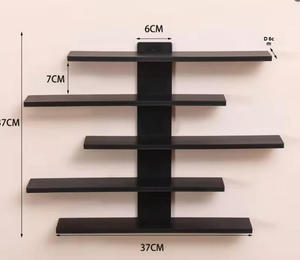 Çok Katlı Duvara Monte Edilen Özel Raf, Oyuncaklar, Kitaplar, Koleksiyon Eşyaları ve Ev Dekorasyonu için Yer Tasarruflu Askılı Depolama Rafı - Product Image 5