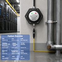 Détecteur de fuite d'eau avec capteur d'immersion RS485 Modbus, sortie relais, IP68, avec câble de détection de fuite pour centre de données
