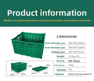 Wholesale Farm Collapsible Transport Storage Foldable Plastic <strong>Egg</strong> <strong>Crate</strong> Mesh Box PP Material Chicken House Container - Product Image 3