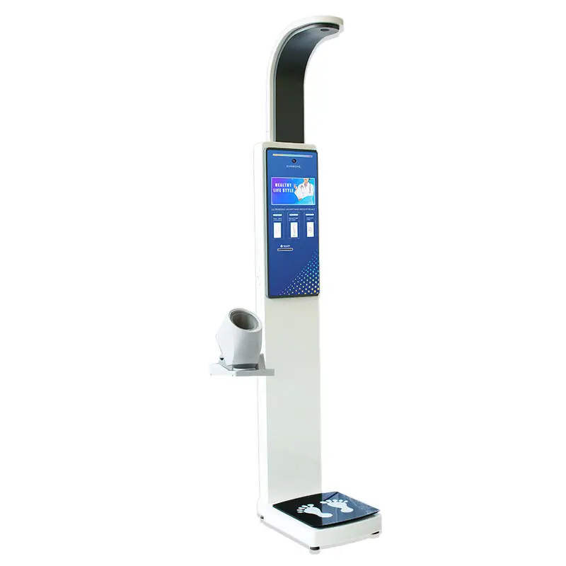 Ultrasound Intelligent Voice Height and Weight Scale Health Checkup Machine Blood Pressure Measuring Scales