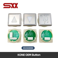 Bouton poussoir carré OEM 853343H04 Série KDS300 pour panneau de commande d'ascenseur de 32 mm – Pièce de rechange