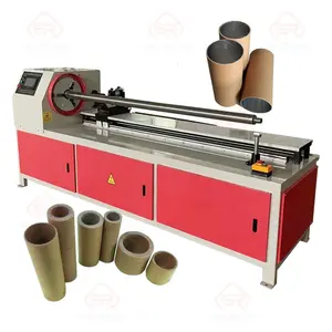 Semi-automatic high quality cylinder paper cutting machine suitable for various paper tube thickness