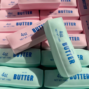 Balle anti-stress en latex souple en forme de bâton de beurre, jouet sensoriel à presser, blocs ronds remplis de texture croquante, jouet ASMR anti-stress à presser à la main - Product Image 2