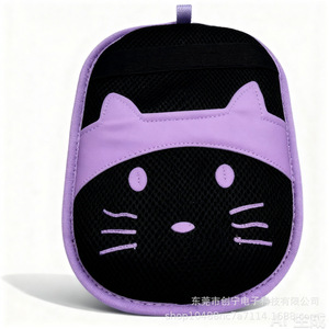 ถุงมือกำจัดขนสัตว์เลี้ยงแบบไฟฟ้าสถิต หวีผ้าทรงกลมสำหรับแมวขนยาว - Product Image 1