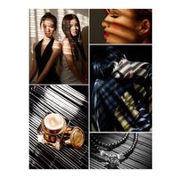 Kit optique conique KAMPHO Bowens Mount, Snoot de projection lumineuse Bowens Mount pour photographie avec 10 gobos et 8 gels de couleur