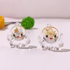 Nuevo océano que brilla en la oscuridad lindo encanto de resina para DIY llavero colgante pendientes materiales hechos a mano bolsa colgantes Accesorios - Product Image 6