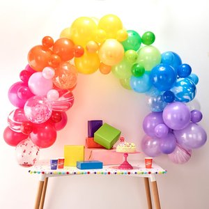Vajilla Desechable de Papel para Fiestas Coloridas con Diseño de Arcoíris, Platos, Vasos y Servilletas para Decoración de Fiestas de Cumpleaños Infantiles - Product Image 3