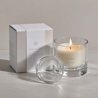 Bocaux à bougies personnalisés de luxe en verre ambré marron 4oz 8oz pour la fabrication de bougies