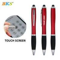 Stylo bille rétractable en plastique personnalisé avec logo OEM, encre noire 1,0 mm, écriture fluide, pour cadeaux promotionnels d'entreprise