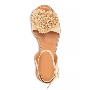 Zeppa con zeppa alla caviglia scarpe <span class=keywords><strong>donna</strong></span> sandali scarpe <span class=keywords><strong>estive</strong></span> piatte - Product Image 3