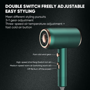 Meilleure qualité One Step Sèche-cheveux Nouveau sèche-cheveux ionique puissant à séchage rapide 1800W - Product Image 2