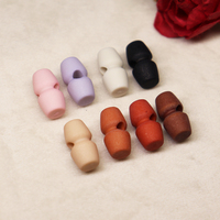Boutons à pression en résine plastique à trou unique de 15 mm, couleur olive, sans bavure, lavables, à dos plat, mini-attaches pour vêtements de poupée en coton, manteaux, vestes, faits à la main