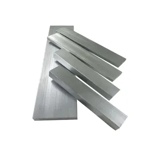 Batang datar persegi panjang aluminium 6061 6063 6082 seri 6000 batang datar aluminium ekstrusi batang datar