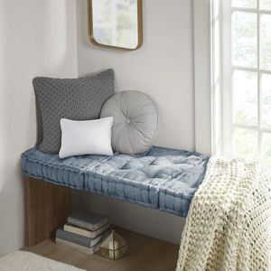 Coussin d'oreiller de sol carré DB Poly Chenille Coussins et oreillers de siège confortables - Product Image 3