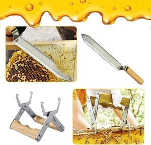 Kit de Herramientas de Apicultura de 10 Piezas para Apicultor, Suministros Necesarios para Colmenas de <span class=keywords><strong>Abejas</strong></span>, Ahumador de Colmenas, Cepillo, Elevador de Gancho en J, Alimentador de Agua - Product Image 5