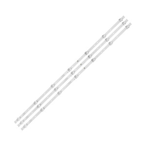 Bande de rétroéclairage LED pour téléviseur HRS-H554-043ES19-0307-3030-14-N-V0 pour <span class=keywords><strong>Philips</strong></span> 43PFF6365/T3 AOC H43E1 7LED 3V2W 812MM 3 pièces/ensemble - Product Image 1