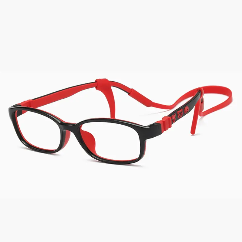 Lunettes pour enfants les plus vendues Lunettes en silicone Montures optiques pour enfants Monture de lunettes flexible 10-14 ans