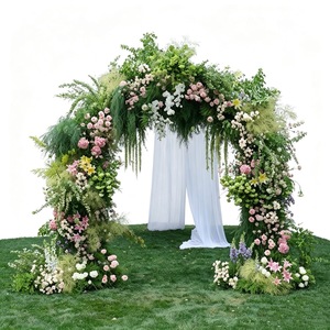 Luxury Lush Greenery <b>Arch</b> <b>Decor</b> For High End Wedding Reception Banquet Centerpiece And Entrance Layout - Product Image 1