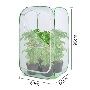 Cubierta de protección para plantas en maceta, jaula para insectos, planta de plántulas, tienda de red, invernadero, jaula de malla para insectos plegable para jardín al aire libre - Product Image 6