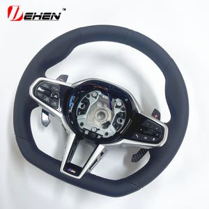 Volante de fibra de carbono para BMW G80 G82 G87 F90 <span class=keywords><strong>M8</strong></span> F97 F98 F95 F96 G20 G30 G22 G01 G02 G05 G06 G29 F40 F44 F32 F15 M Sport - Product Image 2