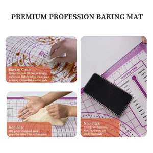 <span class=keywords><strong>Tapis</strong></span> de pâtisserie en silicone épais et antiadhésif RUK avec mesures 16" x 26" <span class=keywords><strong>silpat</strong></span> - Product Image 6