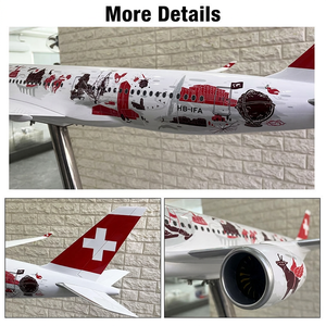 Modelo de Avión <span class=keywords><strong>Airbus</strong></span> <span class=keywords><strong>A350</strong></span>-1000 de Resina a Escala 1:56, 1.2m, para Exhibición en Suelo, Pieza de Exhibición de Avión de Aviación Civil - Product Image 4