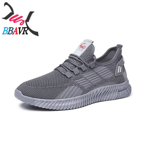 Chaussures de sport décontractées pour hommes en tricot volanté personnalisables à bas prix - Product Image 2