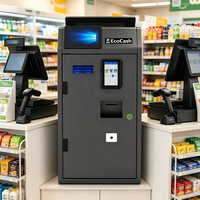 Máquina Automática de Manejo de Efectivo, Equipo de Gestión de Efectivo para Tiendas Minoristas, Sistema de Pago Seguro, Diseño Antirrobo